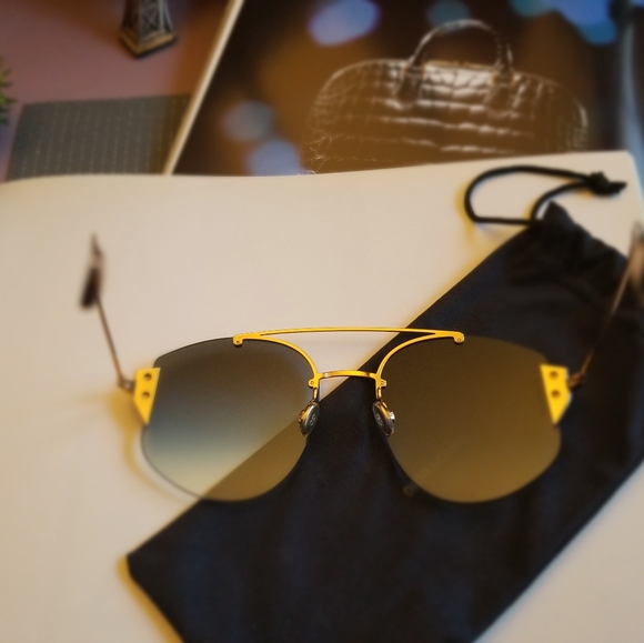 DIOR STONGER AVIATOR SUNGLASSES - Picture 9 of 16